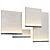 Curtain Pendant Lamp Fabric 3D model small image 1