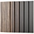 Ebony Wood Texture Pack 6 Colors 3D model small image 1