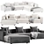 Elegant Dune Poliform Sofa 3D model small image 2