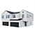 Low Poly American House Model 3D model small image 2