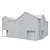 Low Poly American House Model 3D model small image 6