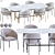  Modern Marble Dining Set 3D model small image 4