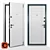 Delta PRO Security Door 3D model small image 1