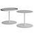 Aluminum Outdoor Side Table Tray 3D model small image 3