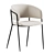 Elegant Nelli Dining Chair 3D model small image 3