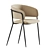 Elegant Nelli Dining Chair 3D model small image 4