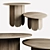 Stewie Oak Round Table Habitat 3D model small image 1