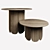 Stewie Oak Round Table Habitat 3D model small image 2