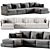 Lema Modular Sofa Extra Comfort 3D model small image 1