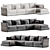 Lema Modular Sofa Extra Comfort 3D model small image 3