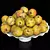 Dual Pear Fruit Bowl 3D 3D model small image 2