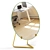 Minimalist Brass Standing Mirror 3D model small image 1