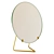 Minimalist Brass Standing Mirror 3D model small image 2