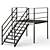  Metal Stairs Set Kit 3D model small image 3