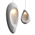  Modern Sculptural Nula Pendant Lamp 3D model small image 3