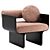 Gallotti&Radice Stami Lounge Armchair 3D model small image 1