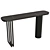 Sleek Oval Console Table_IP 3D model small image 1