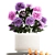 Modern Concrete Planters & Floral Collection 3D model small image 3