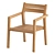 Modern Style Chair ZANIA 3D model small image 3