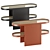 Modern Copper Console Table by Patricia Urquiola 3D model small image 3