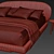 Olos Bed: Italian Elegance Unveiled 3D model small image 3