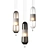 Elegant Drop OKY Pendant Light 3D model small image 1