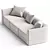 Maura Modular 3-Piece Sofa:Set the Scene 3D model small image 2