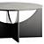 Sleek Round Charlotte Coffee Table 3D model small image 2