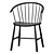 Johansson 3064 J64 Dining Chair 3D model small image 1