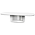 Sleek Black Dining Table Option 3D model small image 1