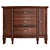 Sheffield Accent Cabinet Drawers Texture 3D model small image 2