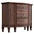 Sheffield Accent Cabinet Drawers Texture 3D model small image 4