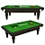 Classic Pool Table 3D Model 3D model small image 1