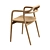 Passoni Tacta Designer Armchair 3D model small image 3