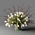 Title: White Tulip Bouquet in Glass Vase 3D model small image 4