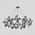 Scandinavian Gold Chandelier 150cm 3D model small image 2