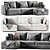 GLEE Modular Sofa By Lema 3D model small image 1