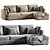 GLEE Modular Sofa By Lema 3D model small image 2