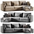 GLEE Modular Sofa By Lema 3D model small image 3