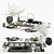 Modern 22-piece Tableware Set 3D model small image 1