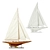 Low Poly Endeavour 1934 Yacht 3D model small image 2