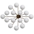 Elegant Orion Oval Chandelier 3D model small image 1