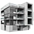 Modern Architectural 3D Model Kit 3D model small image 7