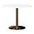 Elegant Odyssey Brass Dining Table 3D model small image 1