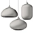 Elegant Vintage Glass Pendant Light 3D model small image 5