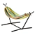 Outdoor Double Hammock with Compact Steel Frame 3D model small image 2