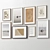 Modern Picture Frame Set Collection 3D model small image 2