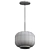 Sleek Glass Pendant Light 3D model small image 3