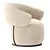  Stylish Picolo Fabric Armchair 3D model small image 2