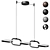 Airen LED Linear Suspension Light 3D model small image 1